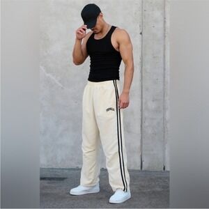 YoungLA 249 Flagship Track Pants Off White, Size Small